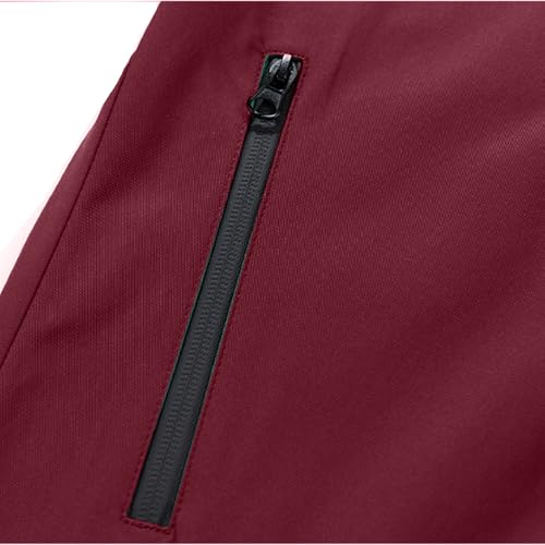 Men's Casual Cargo Pants Loose Elastic Waist Drawstring Joggers Pants Fashion Tapered Comfy Pants Multi Pockets4