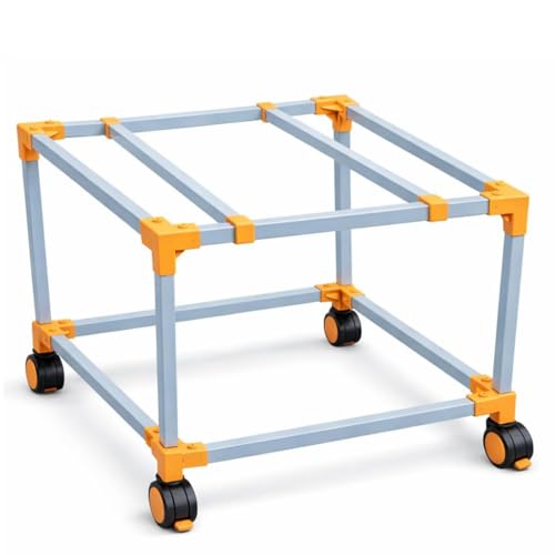 Image of Heavy-Duty Metal Cooler Stand with 360 Rotatable Wheels - Universal Fit for Kenstar, Bajaj, Symphony, Havels & Maharaja Coolers - Rust-Proof Powder Coated Finish - Sturdy & Durable Design.
