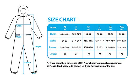 Clylmedical Disposable Protection Medical Coveralls Suit Isolation Gown 2Xl White #TOP5