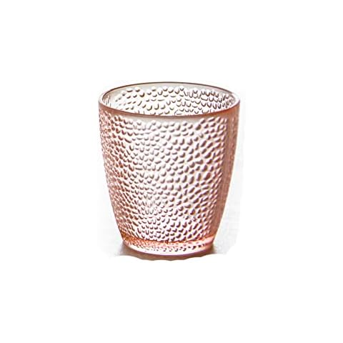 WZHZJ Acrylic Frosted Water Cup, Drop Resistance, High Temperature Resistance, Cold/Hot Drink/Wine, Etc., Christmas Day, Family Gathering, Commercial Water Cup (Pink 200ml, 1) Cover