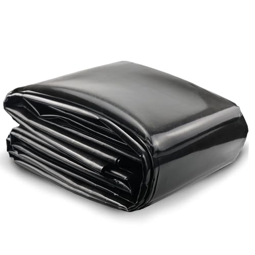 Bâche de bassin membrane PEHD 9 x 10 m sous-couche étanche pour cascade et fontaine extérieure