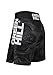 Green Hill Mens Shorts Men Gym Shorts MenMMAF Approved Short – Lightweight, Kickboxing Short – MMA Shorts for Men from (US, Alpha, Small, Black/Gray)