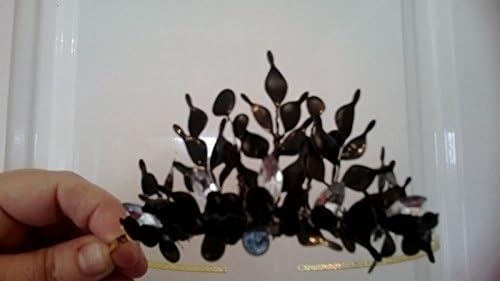 rachel papius Black Tiara/crown/gothic/black swan inspired fancy dress/theatre