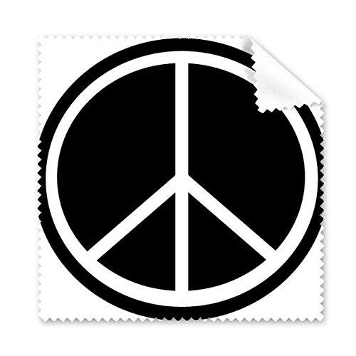 Symbole nucléaire disarmat tissu de nettoyage anti-traces pour verres et écrans tactiles