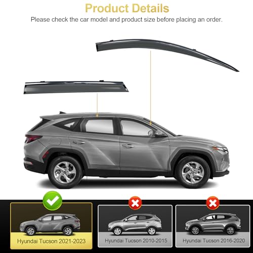 Rain Guards For Hyundai Tucson 20212023 Side Window