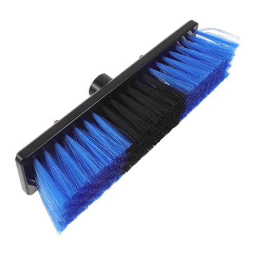 Brosse pour panneaux photovoltaïques à construction solide en plastique et acier durable