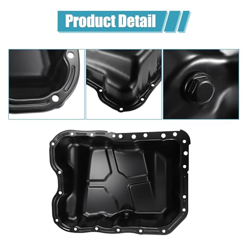 Cárter de aceite 4884665AF para Jeep Compass de hierro negro 4
