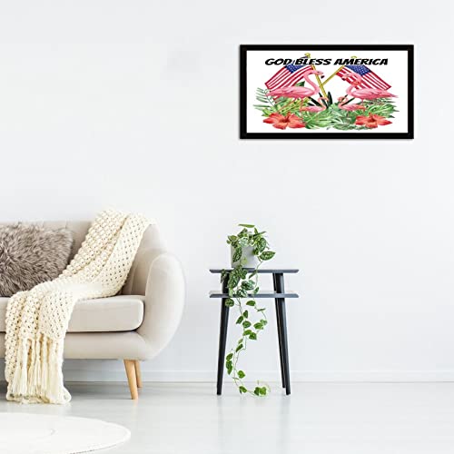 Décoration murale encadrée en bois idée cadeau maison rétro