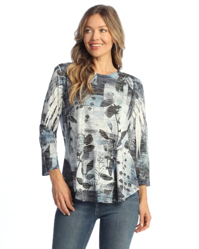 Jess & Jane Burnout Tunic Top - AJ2 Primrose