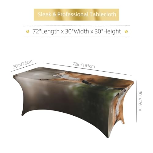 Nappe extensible rectangulaire pour cacher une table de buffet
