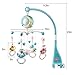Baby Musical Crib Mobile with Timing Function Projector Lights,Stand-Along Rattles and 150 Melodies Music Box with Remote Control for Newborn 0-24 Months