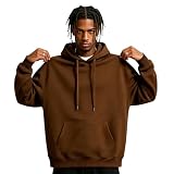 Mens Oversized Hoodie Loose Fit Heavyweight Pullover...