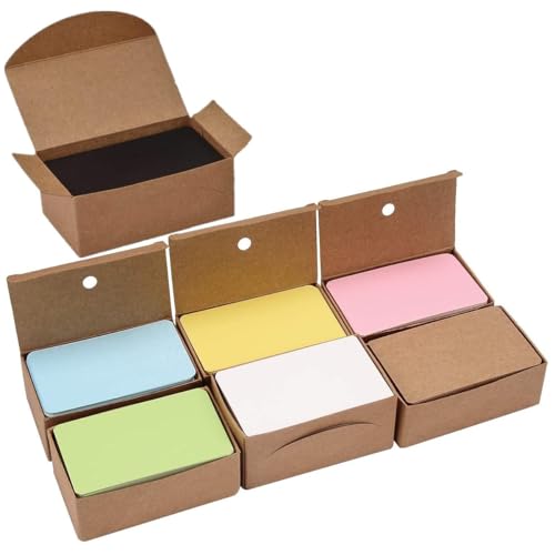 Cartes de mot en papier kraft Ticha 700 pièces pour étiquettes de vêtements