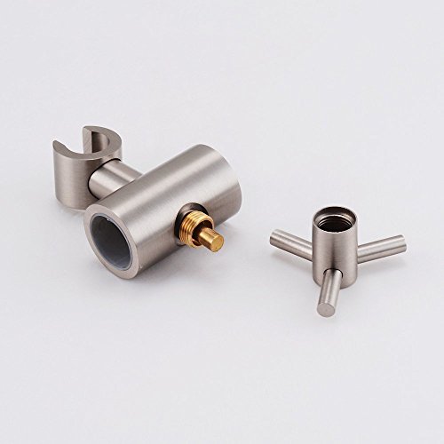 Barre coulissante de douche réglable en inox brossé - 7