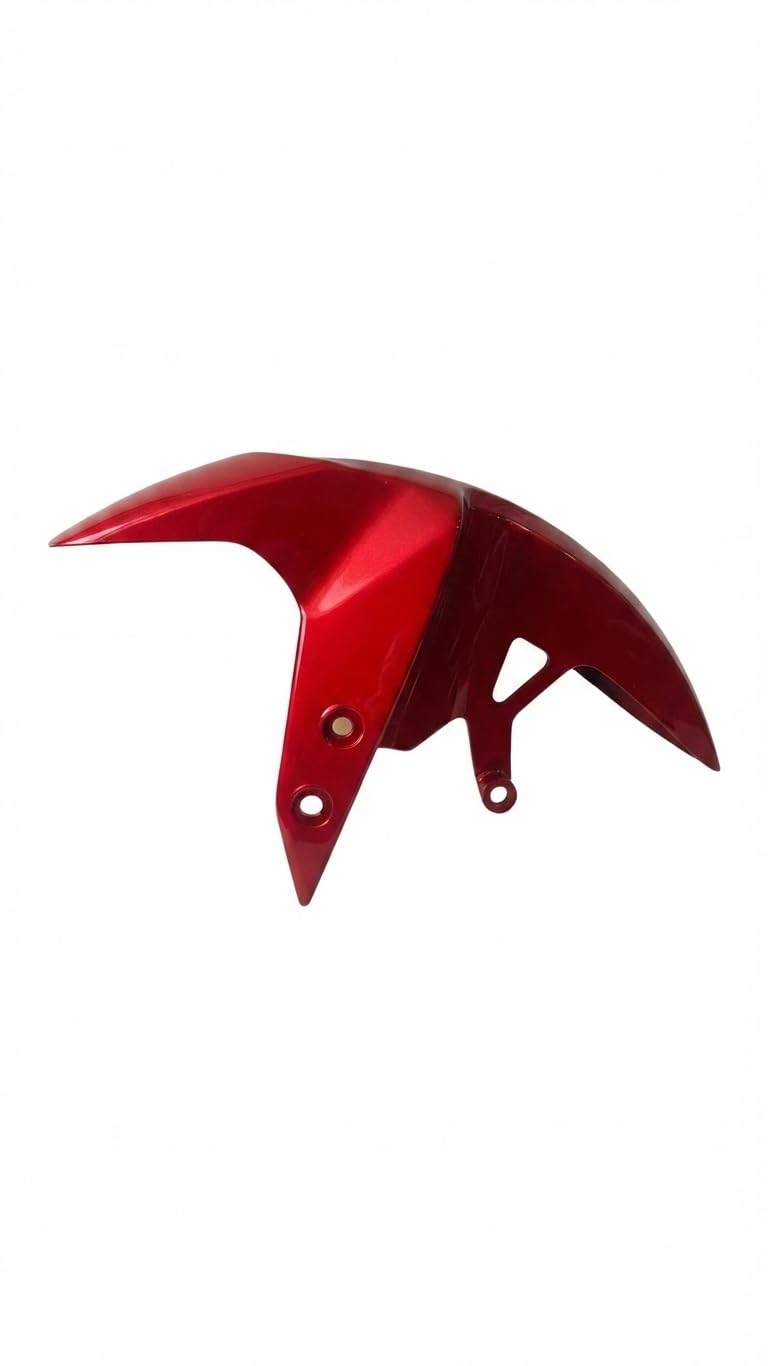 Bike Front Mudguard/Mud Guard Silver Compatible with R15 V4 Flaming Red-image-11