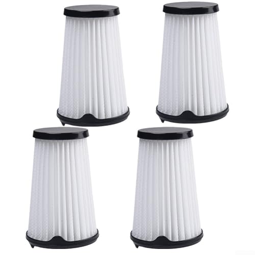 Paquete de 4 filtros para aspiradora Electrolux diseñados para modelos EHVS2510AW y VS3510AR para mejorar la filtración