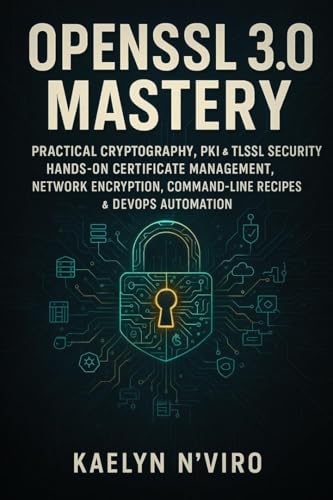 OPENSSL 3.0 MASTERY: PRACTICAL CRYPTOGRAPHY, PKI & TLS/SSL SECURITY: HANDS-ON CERTIFICATE MANAGEMENT, NETWORK ENCRYPTION, COMMAND-LINE RECIPES & DEVOPS AUTOMATION