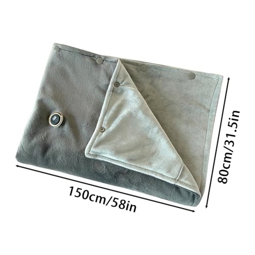 Couverture Chauffante D'Intérieur - Châle Portable Rechargeable par USB pour l'hiver - Châle Léger pour Maison, Voyage, Camping et Voiture,Hommes et Femmes – Image 6