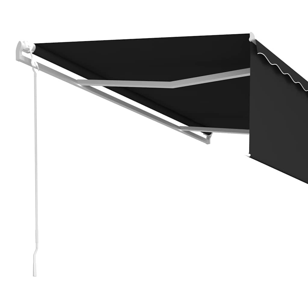 Tenda da sole retrattile automatica, 500 x 300 cm, antracite
