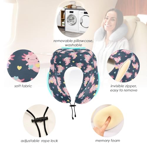 Almohada de espuma viscoelástica para cuello ajustable miniatura 2