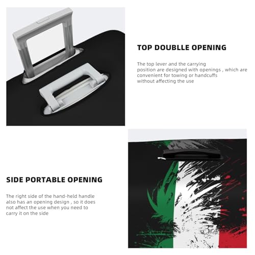 Travel Luggage Cover Kuwait Kuwaitis Flag Fashion Washable Baggage Suitcase Protector Fit For Luggage Small4