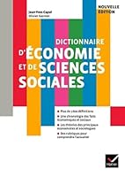 Dictionnaire D'économie Et De Sciences Sociales 2218750953 Book Cover