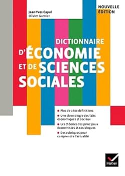 Hardcover Dictionnaire D'economie Eg De (French Edition) [French] Book