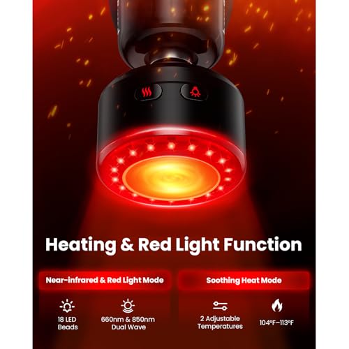 BOB AND BRAD Q2 Ultra Mini Massage Gun with Infrared Heat thumbnail 2
