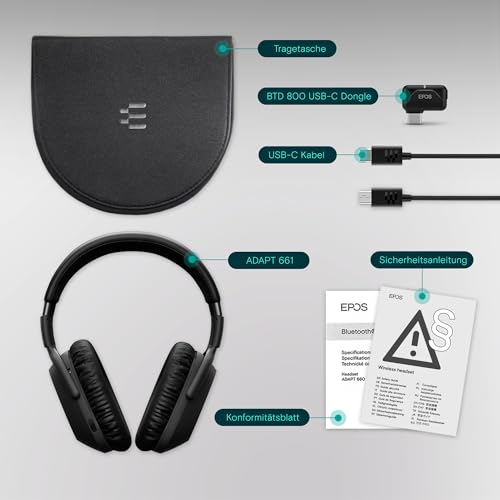 EPOS Adapt 661 Bluetooth Kopfhörer