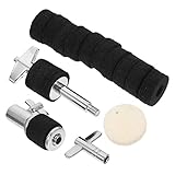 TOYANDONA Schlagzeug Hi-hat-kupplung Mit Filzscheiben Und Trommel-schlüssel Becken-ersatzzubehör Aus Robustem Material Einfach Zu Montieren Tauschen Stabil Und Langlebig