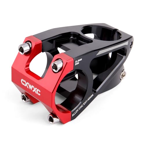 Potence de vélo CXWXC 31,8 mm rigide en aluminium 45 mm pour un pilotage précis