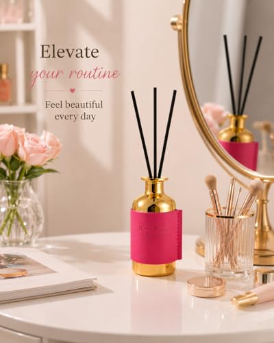 Set difusor Pretty Valley 80 ml con sticks aroma rosa miniatura 6