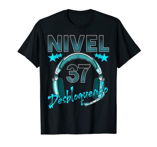 Nivel 37 Desbloqueado | 37 Años 1985 | Gamer Camiseta