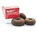 AJOY 3 Pieces Bun Makers - Small, Medium, Large (2-4 inch) Hair Donuts for Kids' Ballet Buns, Girls' Toddler Hair Forms, Brown