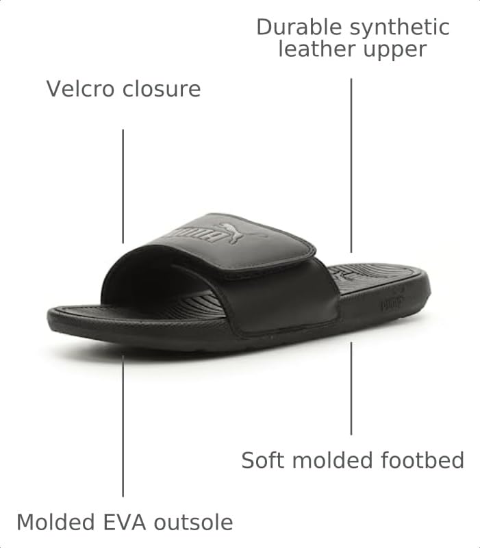 Image of PUMA Men's Cool Cat 2.0 Hook and Loop Slide Sandals