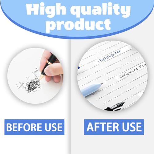 Quesuc 2 Stück Korrekturroller Tippex Roller Drehbar Großes Korrekturband Verblassend Druckknopf Für Schüler Büro Schule Zuhause Blau Verblassend Rosa Verblassen