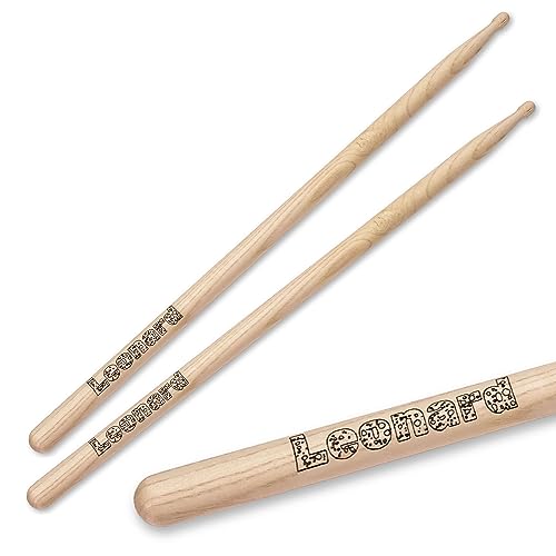 keepdrum Drumsticks 5A personalisierte Schlagzeug-Stöcke 1 Paar mit Gravur