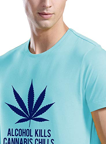 Image of ADRO Men's Solid Regular Fit T-Shirt