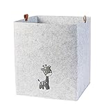 boxen für kallax kinderzimmer STABIL & WIDERSTANDSFÄHIG | Der Aufbewahrungskorb ist aus 100% PES-Filz, das aufgrund seiner Stärke nicht nur viel Stabilität bietet sondern auch eine hohe Widerstandsfähigkeit. Die Laschen sind aus veganem PU-Leder (vegan), Perfekt für den Einsatz in Bad, Flur oder Kinderzimmer