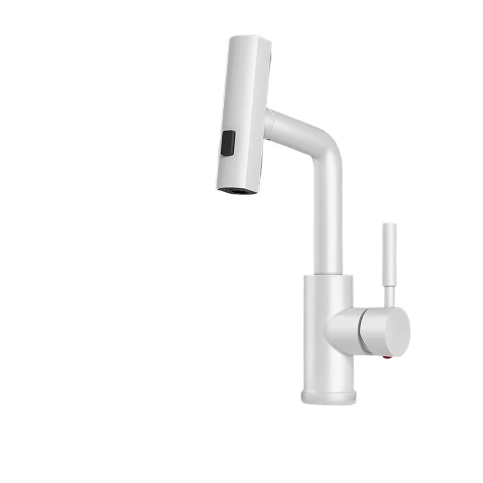 Robinet cascade blanc pour simplifier la préparation des repas en cuisine