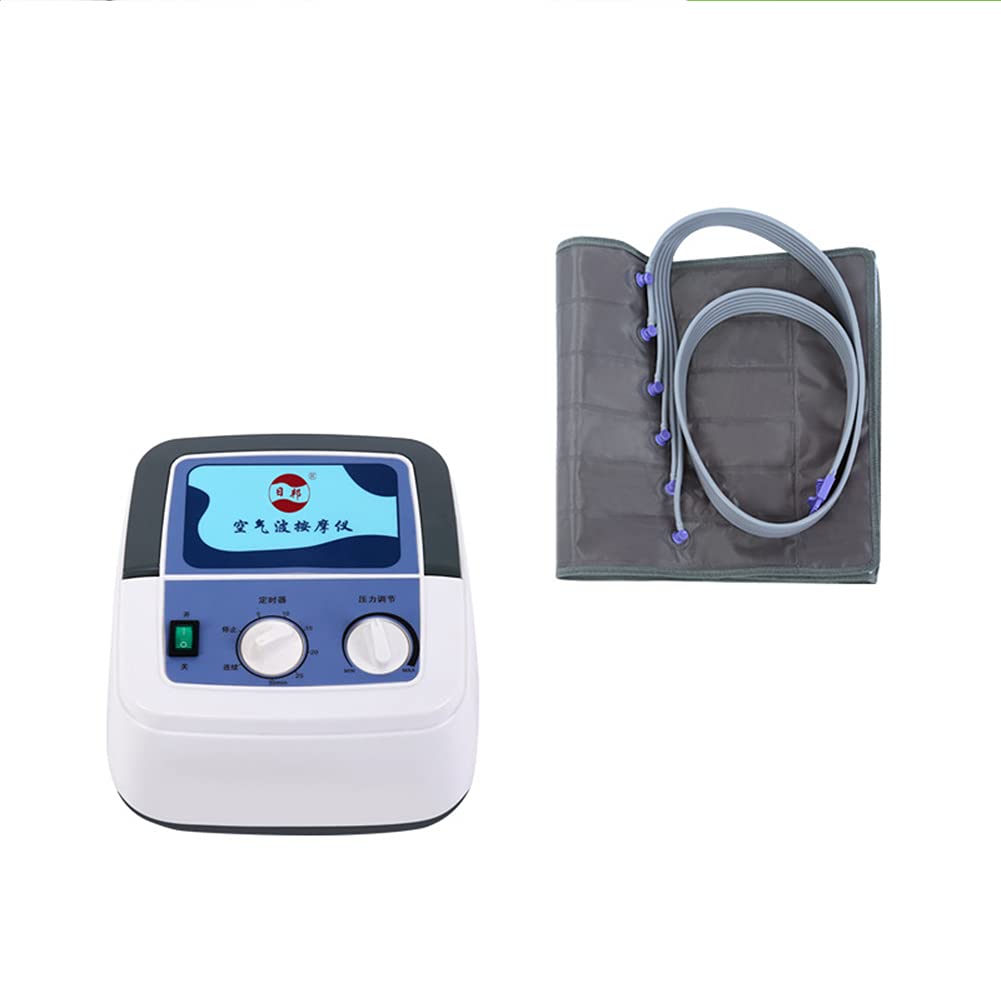 Masajeador de piernas con compresión de aire para piernas y pies. Máquina de masaje de compresión de aire para pantorrillas y pies. Masaje circulatorio con 3 modos de temporizador y drenaje linfático