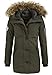 Produktbild khujo Damen Mary Upper Jacke, Grün (Su-Oliv 338), Large