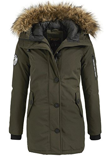 Preisvergleich Produktbild khujo Damen Mary Upper Jacke, Grün (Su-Oliv 338), Large