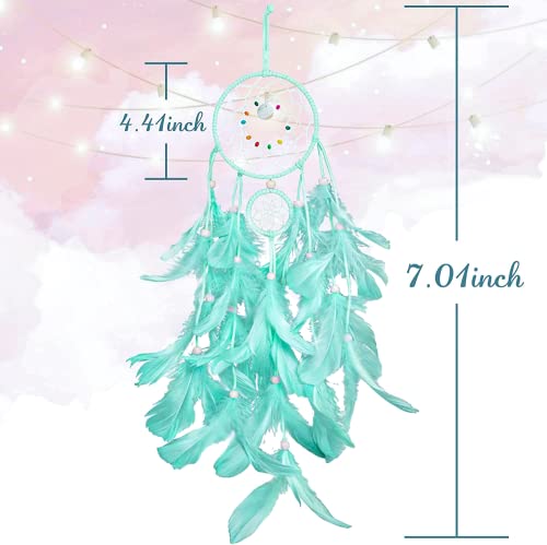 Dream Catcher Craft，DIY Dream Catcher Kit Handmade Wall Decor Catchers for Birthday Party Baby Shower Bridal Shower Wedding Nursery Baby Room Kids Xmas Gift Bedroom Wall Decor - Thumbnail 4