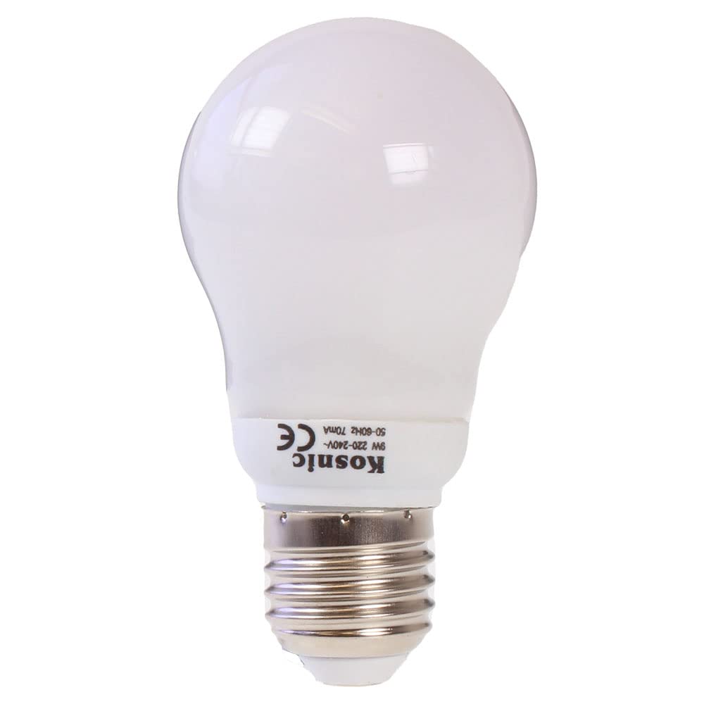 Kosnic Warm White E27 11 Watt Cfl Decor Glass Lamp,
