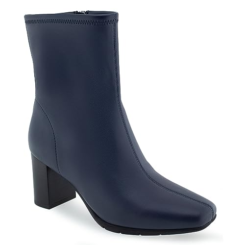 Aerosoles Women's Miley Mid Calf Boot, Navy, 52