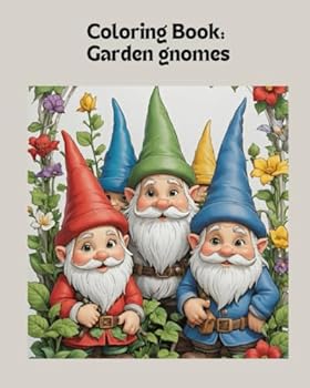 Paperback Coloring Book: Garden gnomes Book