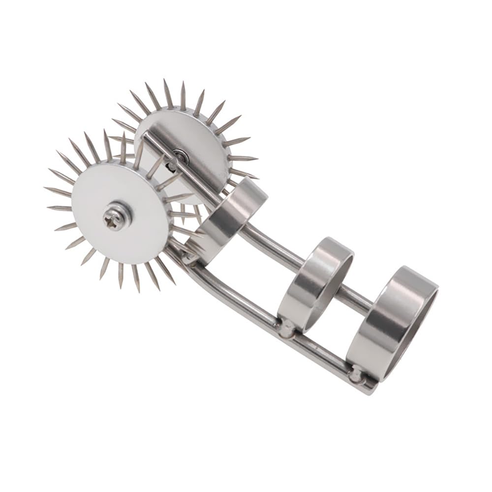 Stimolatore Clitoride e Capezzoli con Fingerlinge - Massaggiatore SM Impermeabile per Donne e Coppie