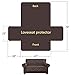 HAPYFOST Loveseat Slipcover Sofa Furniture Protector Water Resistant,Chocolate,47