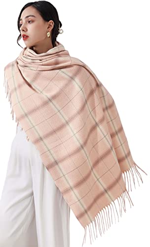 MAIRY Damen Schal Pashmina Tücher und Tücher für Damen Tartan Stylischer Cape Wickelschal Winterschals Lange Plaid Tartan Schals GZ26A004 Cover